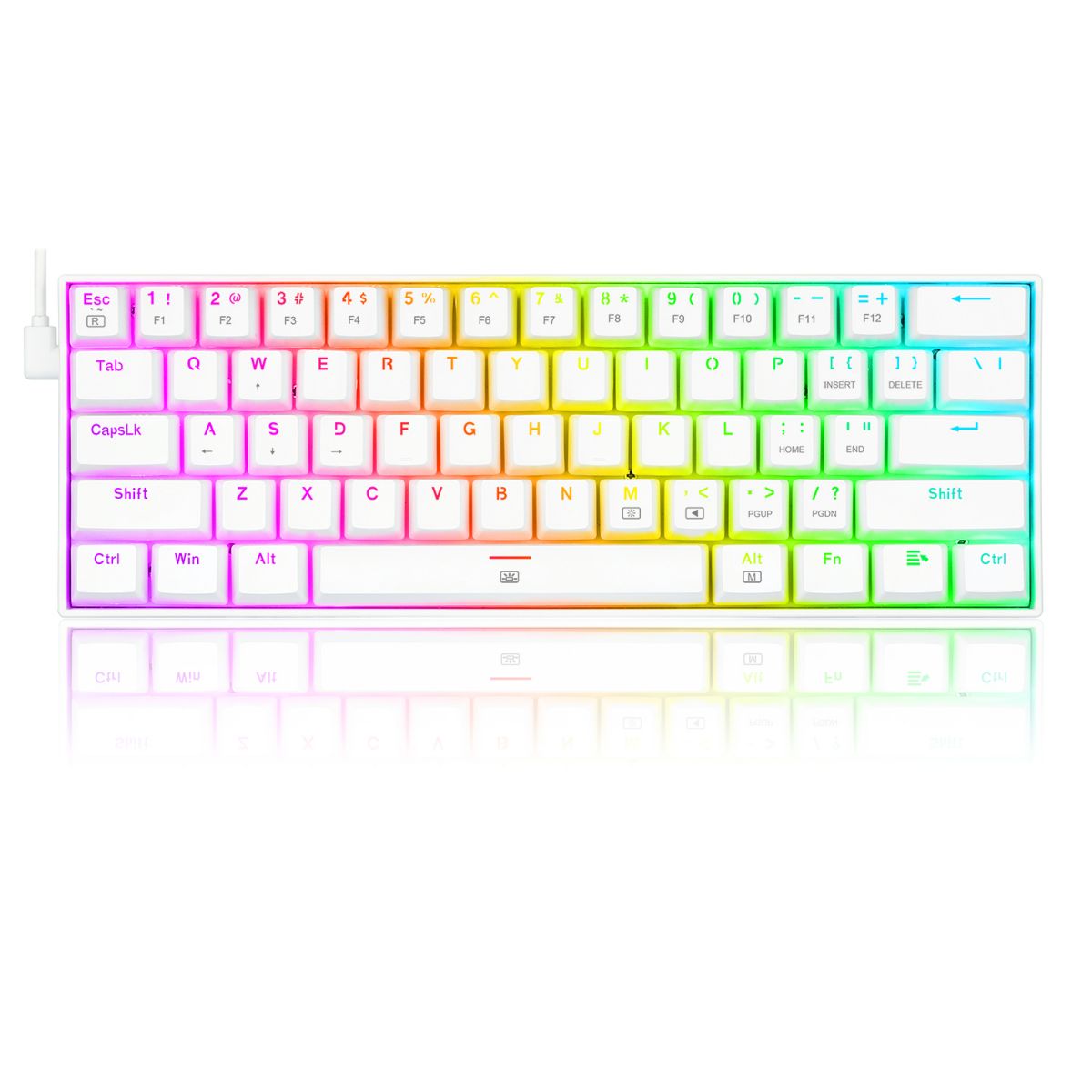 Teclado Redragon Mecanico Dragonborn K630w-rgb Blu