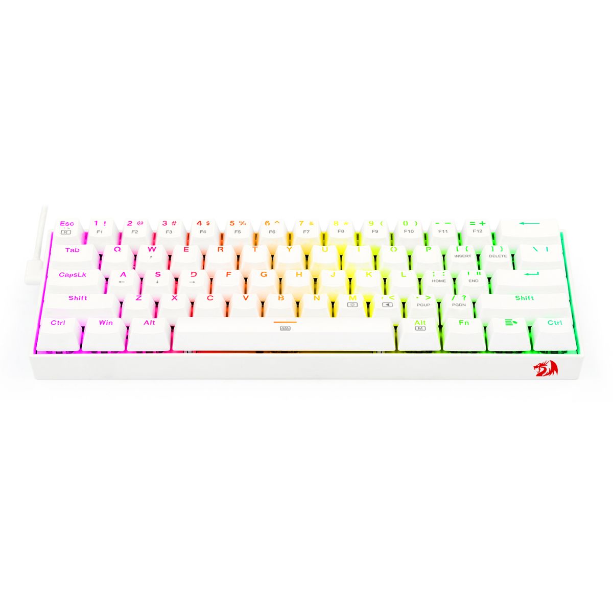 Teclado Redragon Mecanico Dragonborn K630w-rgb Blu