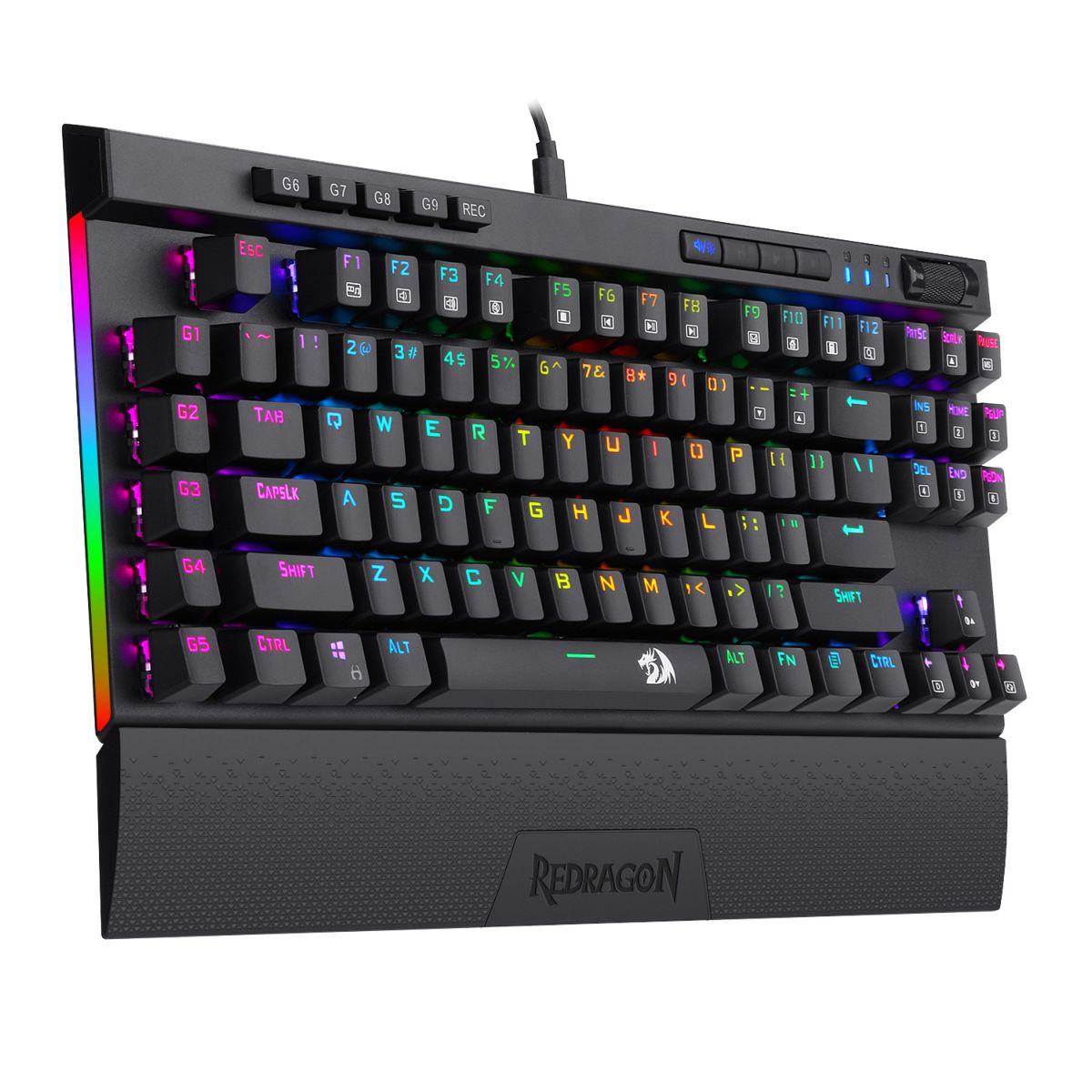 Teclado Redragon Magic Wand Mec Pro K587 Rgb