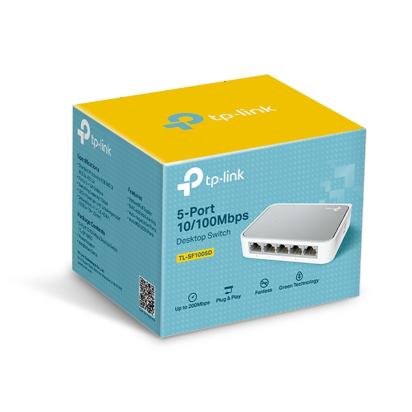 Switch 5 puertos 10/100 TP-Link Sf1005d