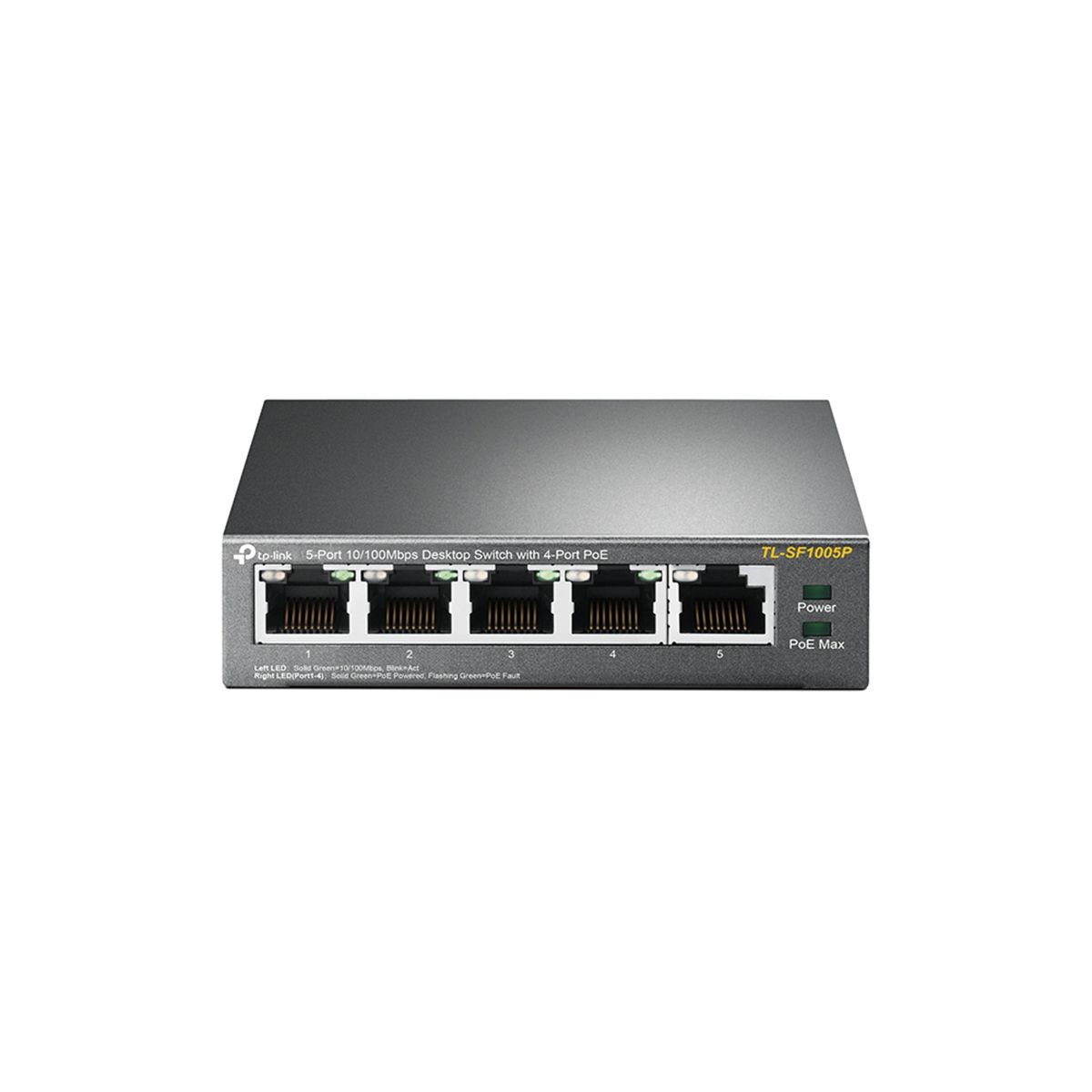 SWITCH ESC TP-LINK SF1005P 5 PUERTOS 10/100 4 POE