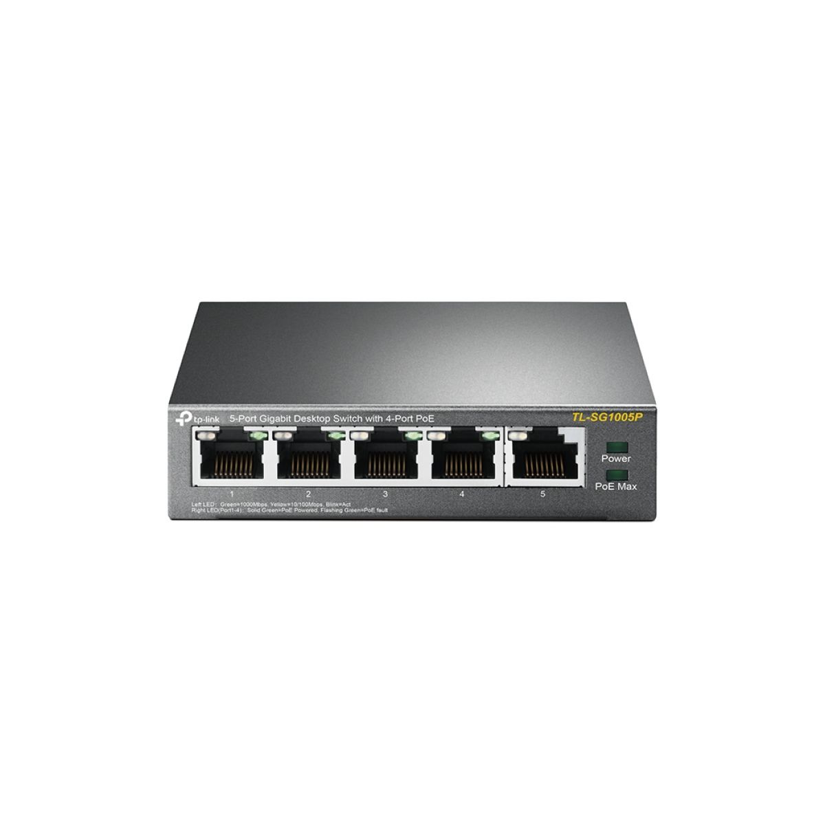 Switch 5 Puertos Tp-link Sg1005p 5pt 4poe Gbit