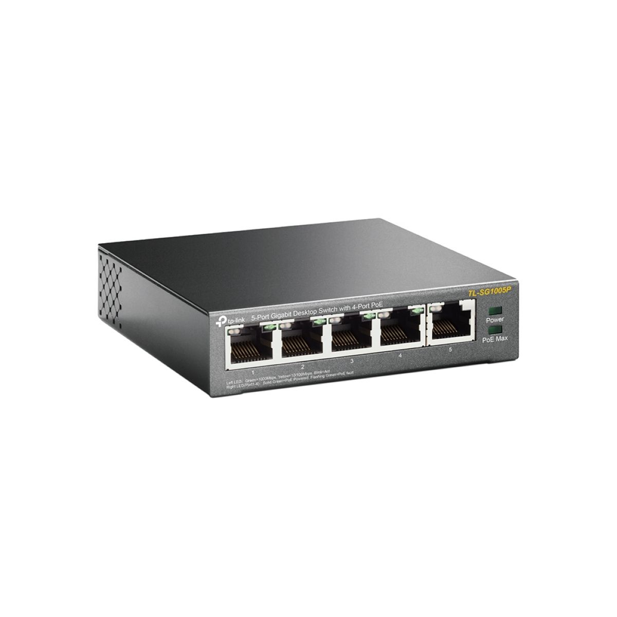 Switch 5 Puertos Tp-link Sg1005p 5pt 4poe Gbit