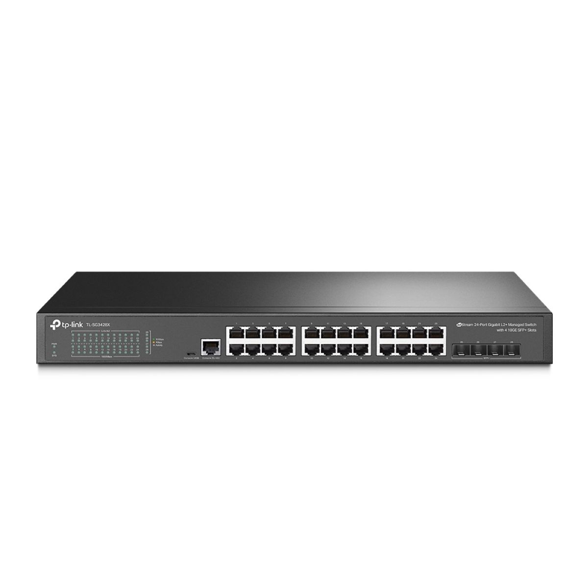 Switch 24 Puertos Tp-link Sg3428x 24pt Gbit Adm L2+ 4sfp