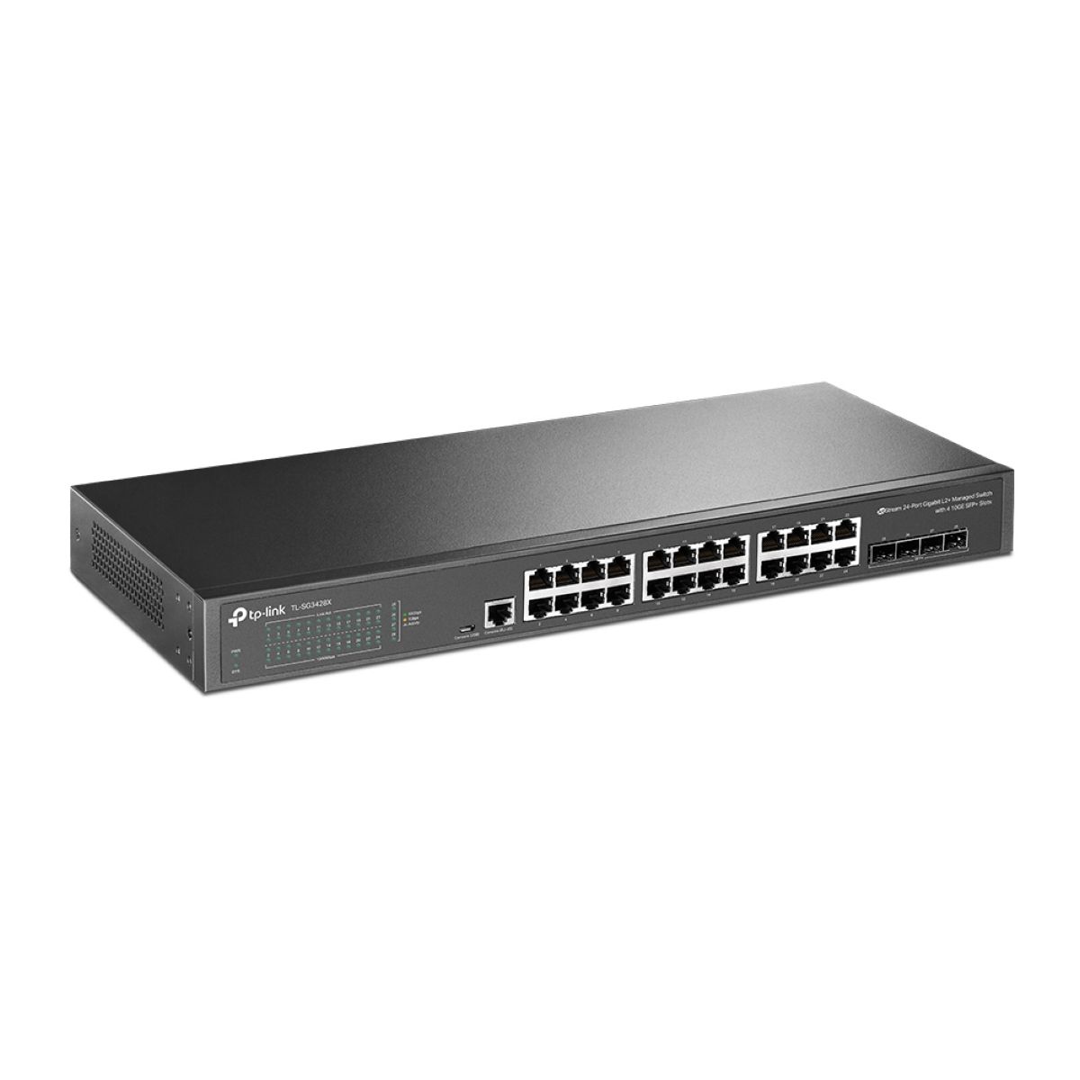 Switch 24 Puertos Tp-link Sg3428x 24pt Gbit Adm L2+ 4sfp