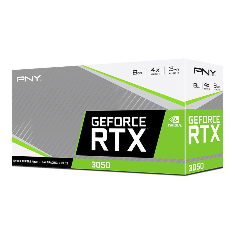Tarjeta Grafica PNY Geforce RTX 3050 8Gb Verto DDR6