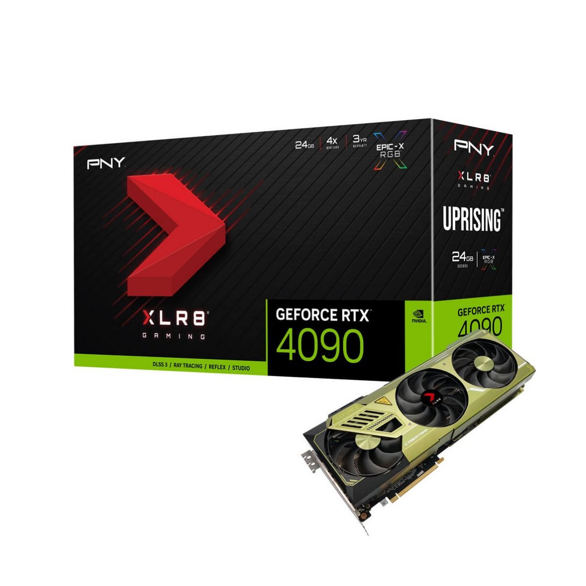 Tarjeta grafica PNY Geforce Rtx 4090 24gb Xlr8 Epic-x Rg