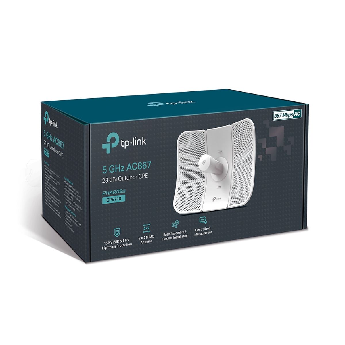 Access Point Exterior Tp-link Cpe710 300mb 23dbi