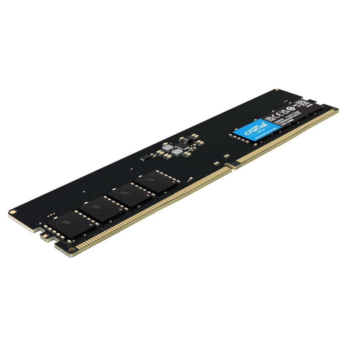 Memoria RAM DDR5 4800 16GB Crucial Cl40 1.1v Box