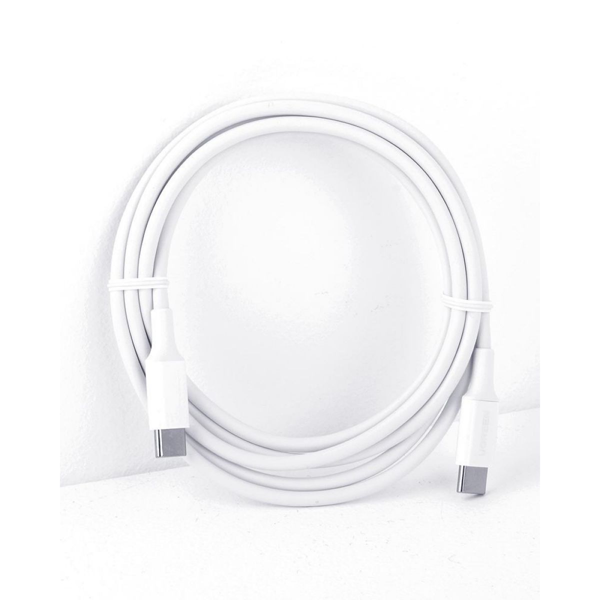 Cable Ugreen USB-C A USB-C Blanco 1.5 Metros