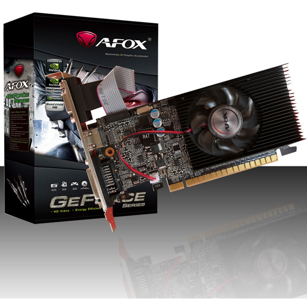 Tarjeta de video Grafica Afox Gt210 1gb Ddr3 Dhv