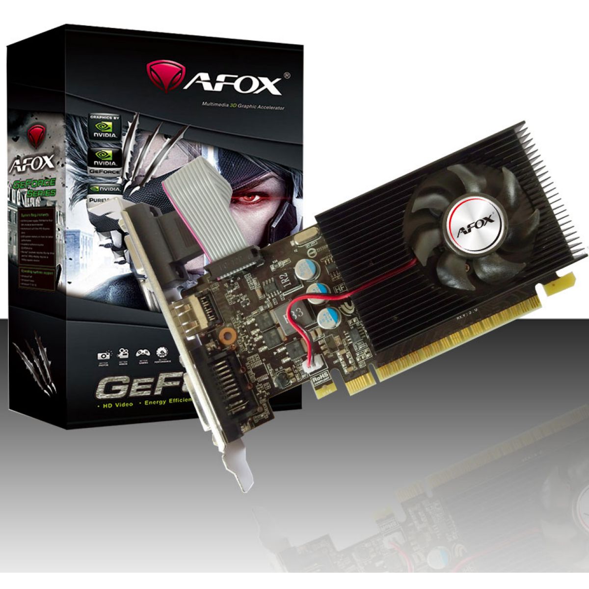 Tarj. Vga Afox Gt730 4gb Ddr3 LP