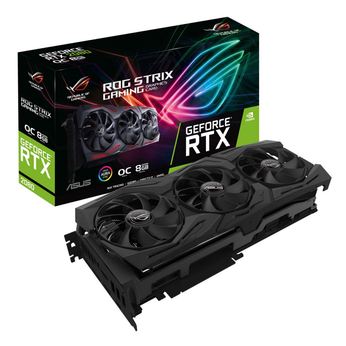 Tarj. Vga Asus Rtx2080 Strix 8gb Ddr6