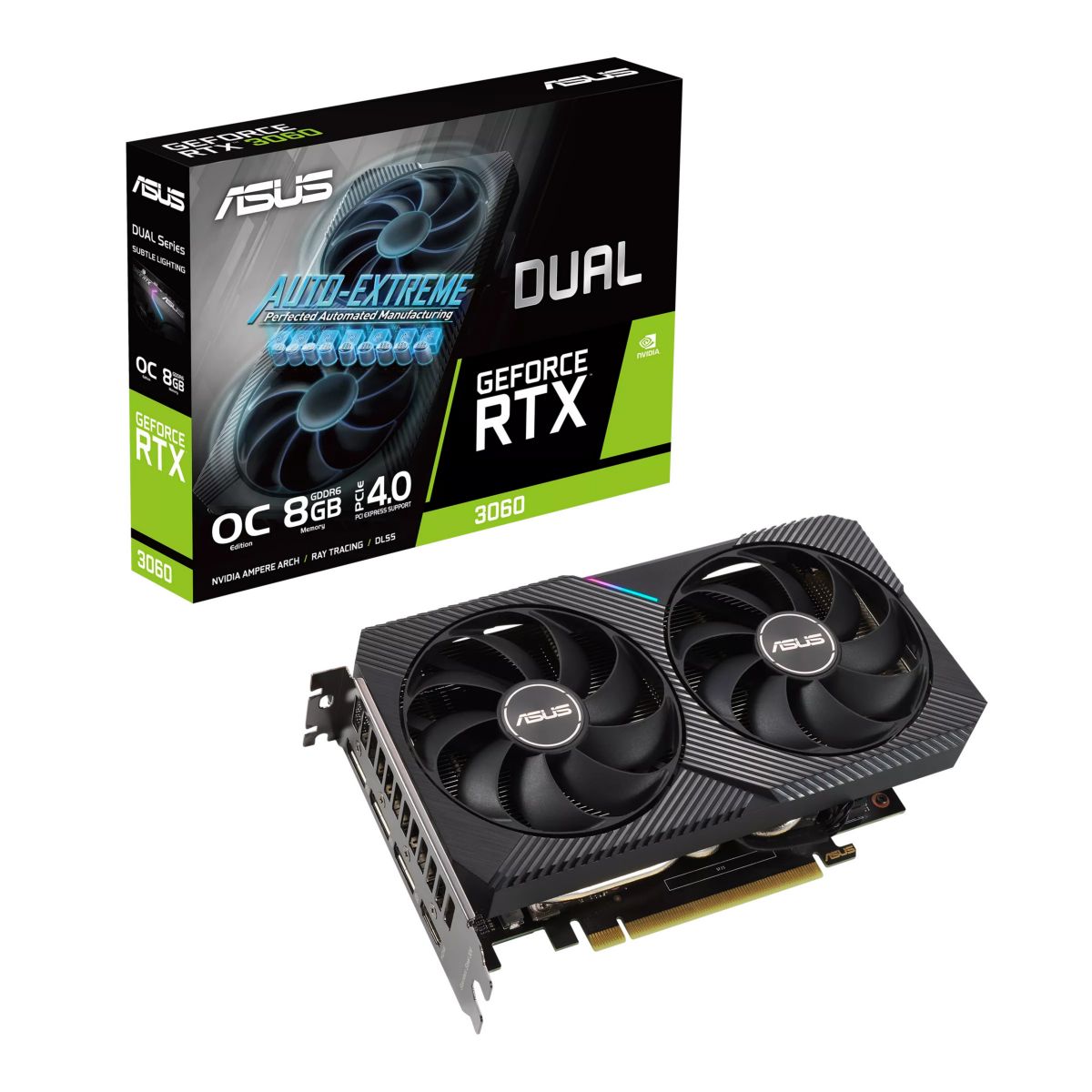 Tarj. Vga Asus Dual Geforce Rtx3060 Oc Edition 8gb