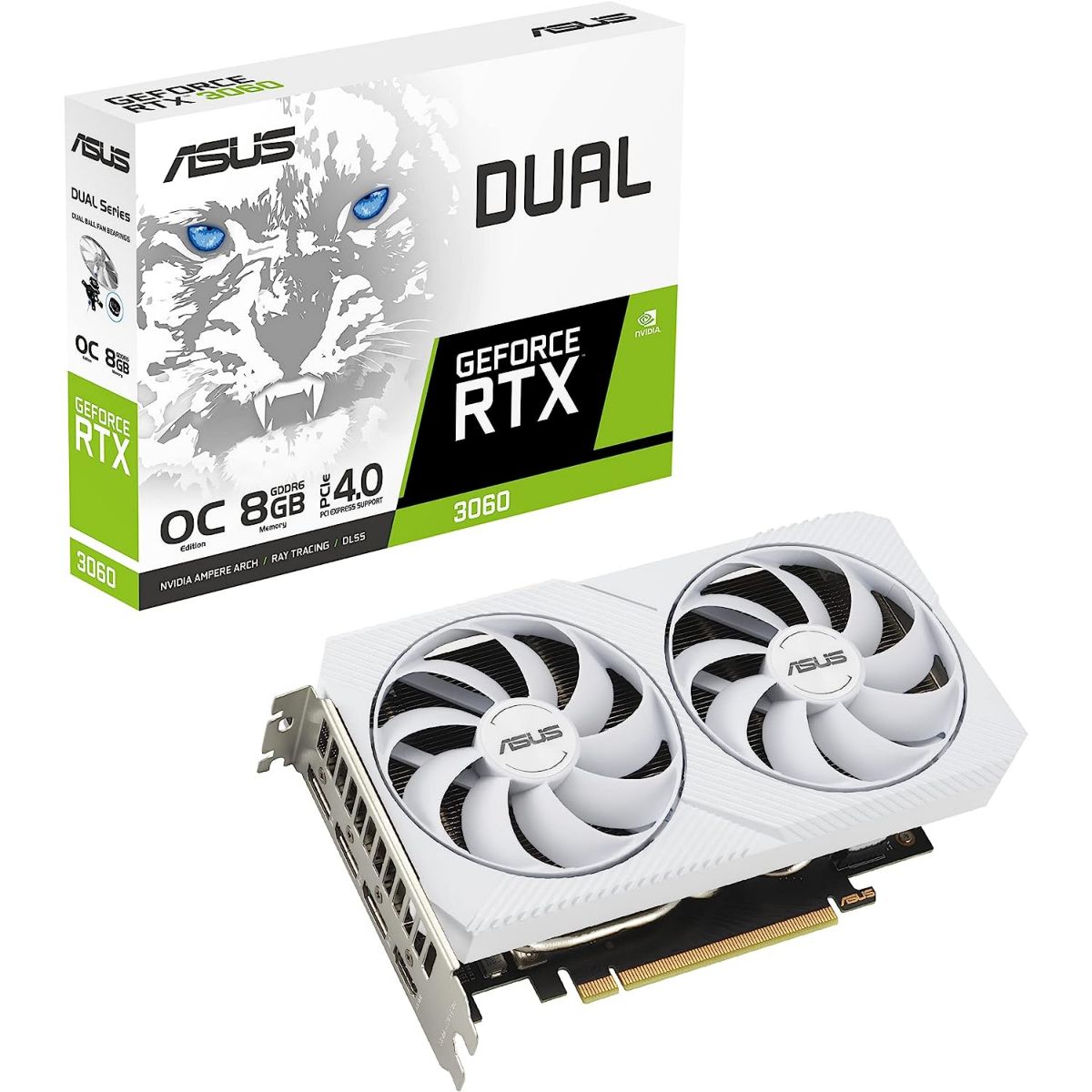 Tarj. Vga Asus Dual Geforce Rtx 3060 Oc 8gb White