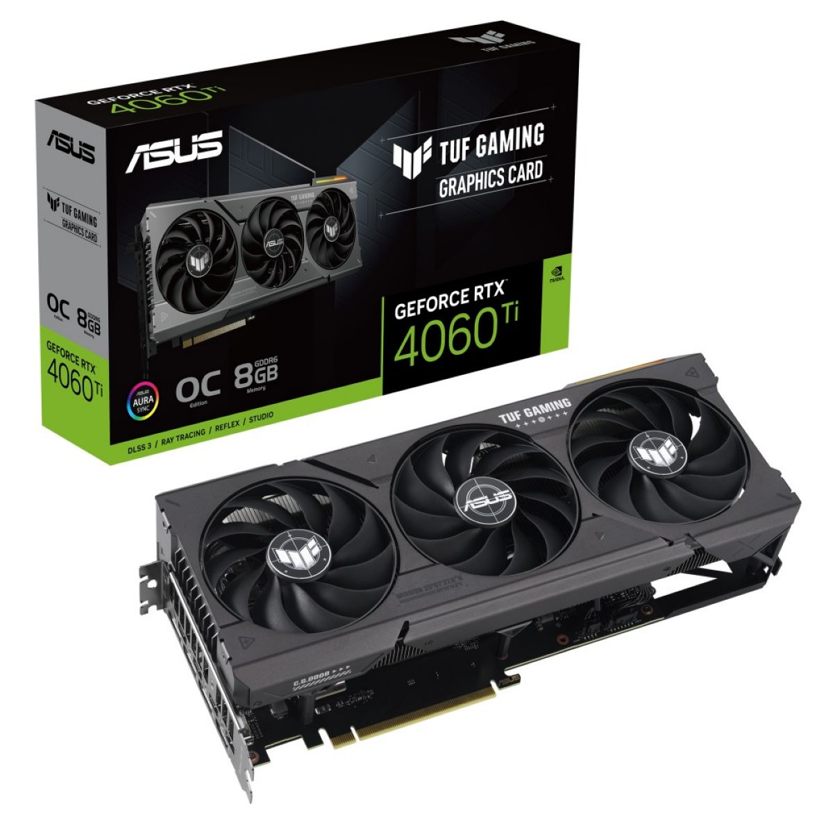 Tarj. Vga Asus Rtx4060ti Gaming Tuf Oc 8gb Ddr6