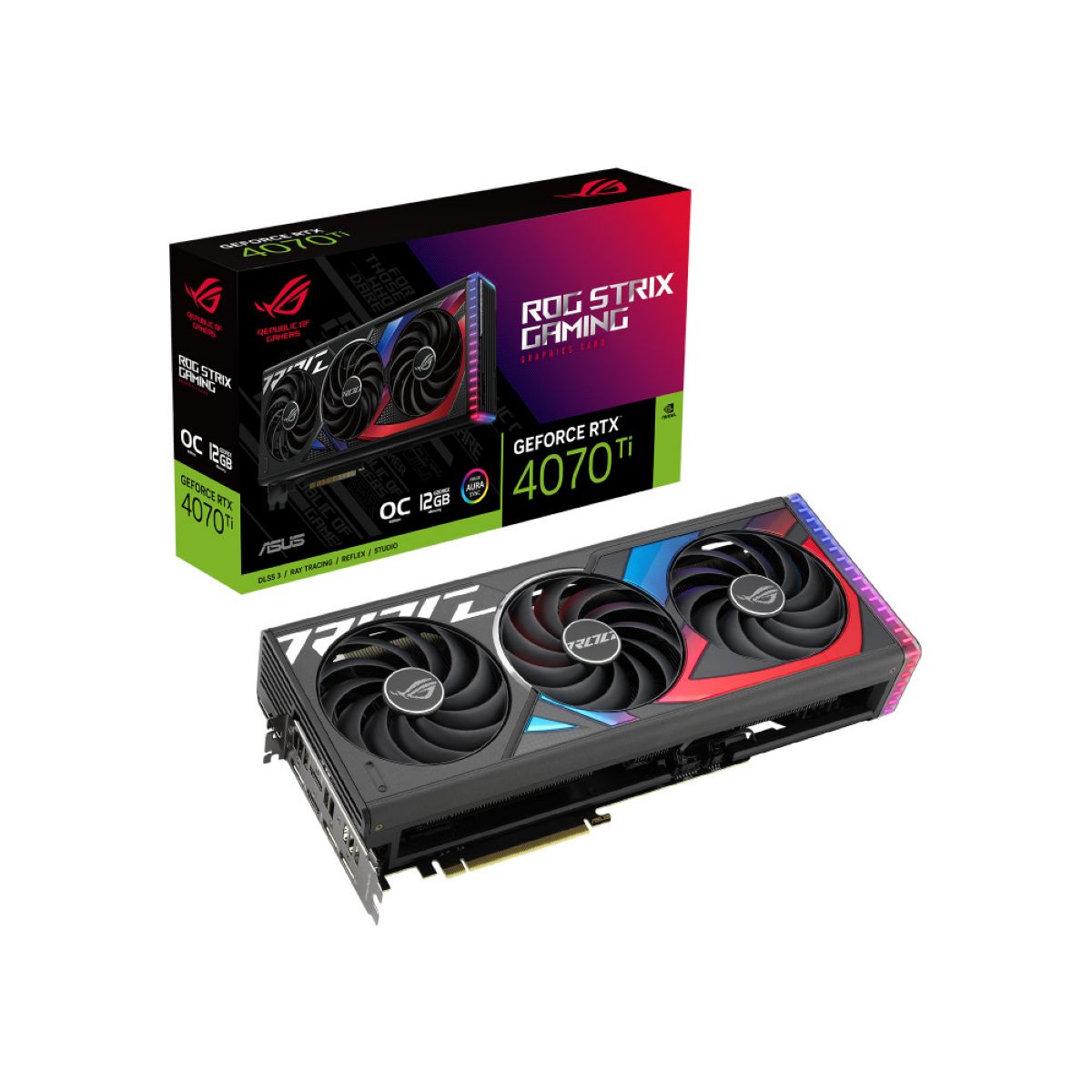 Tarjeta Grafica Asus Gaming Rog Strix Rtx 4070ti 12GB