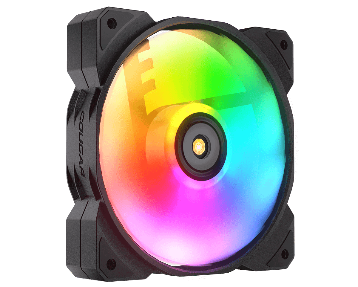 Kit de 3 Ventiladores Cougar Mhp 120 Argb Negro