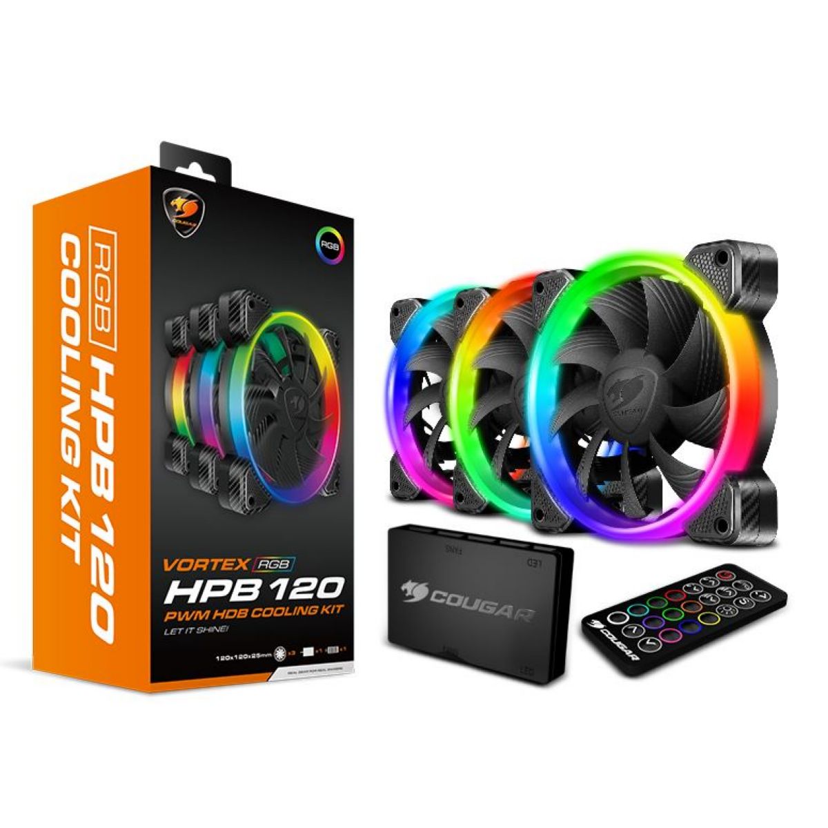 Fan Cougar Vortex Rgb Cooling Kit