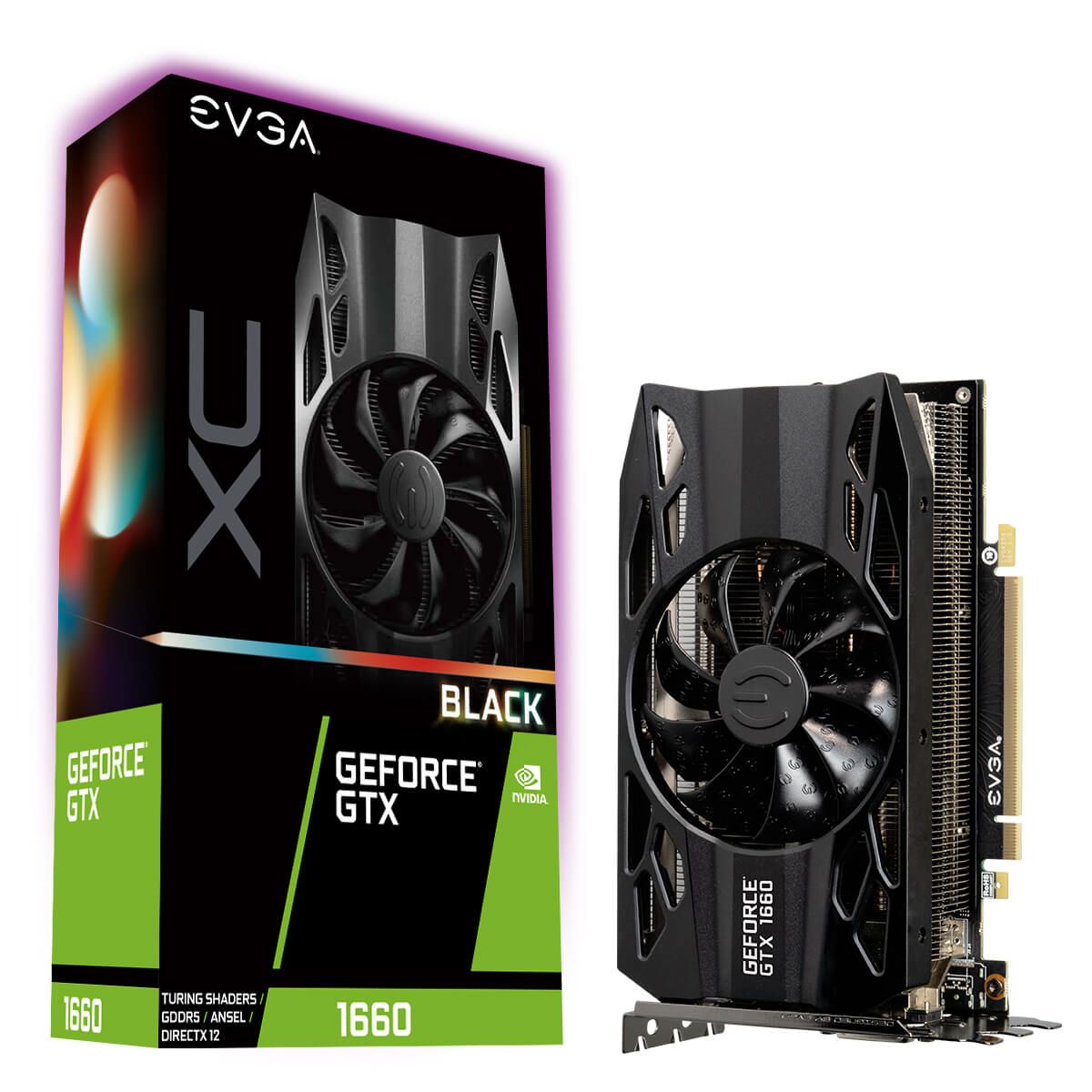 Tarj. Vga Evga Gtx 1660 Black Hdb Fan