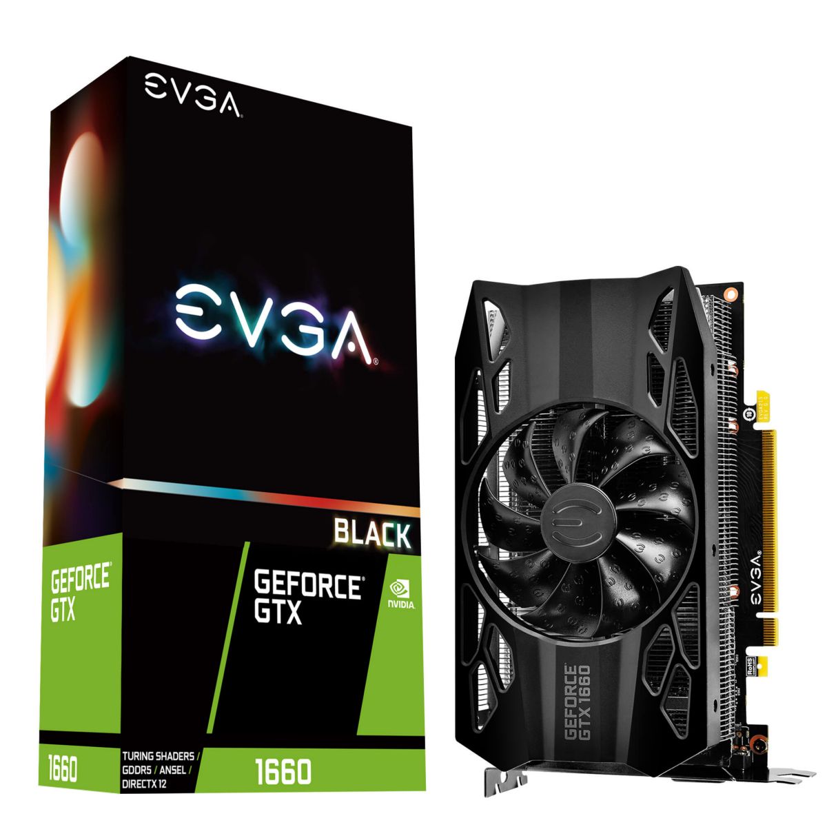Tarj. Vga Evga Gtx 1660 Black