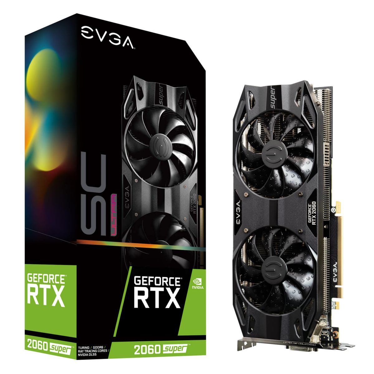 Tarj. Vga Evga Geforce Rtx 2060 Super Ultragaming
