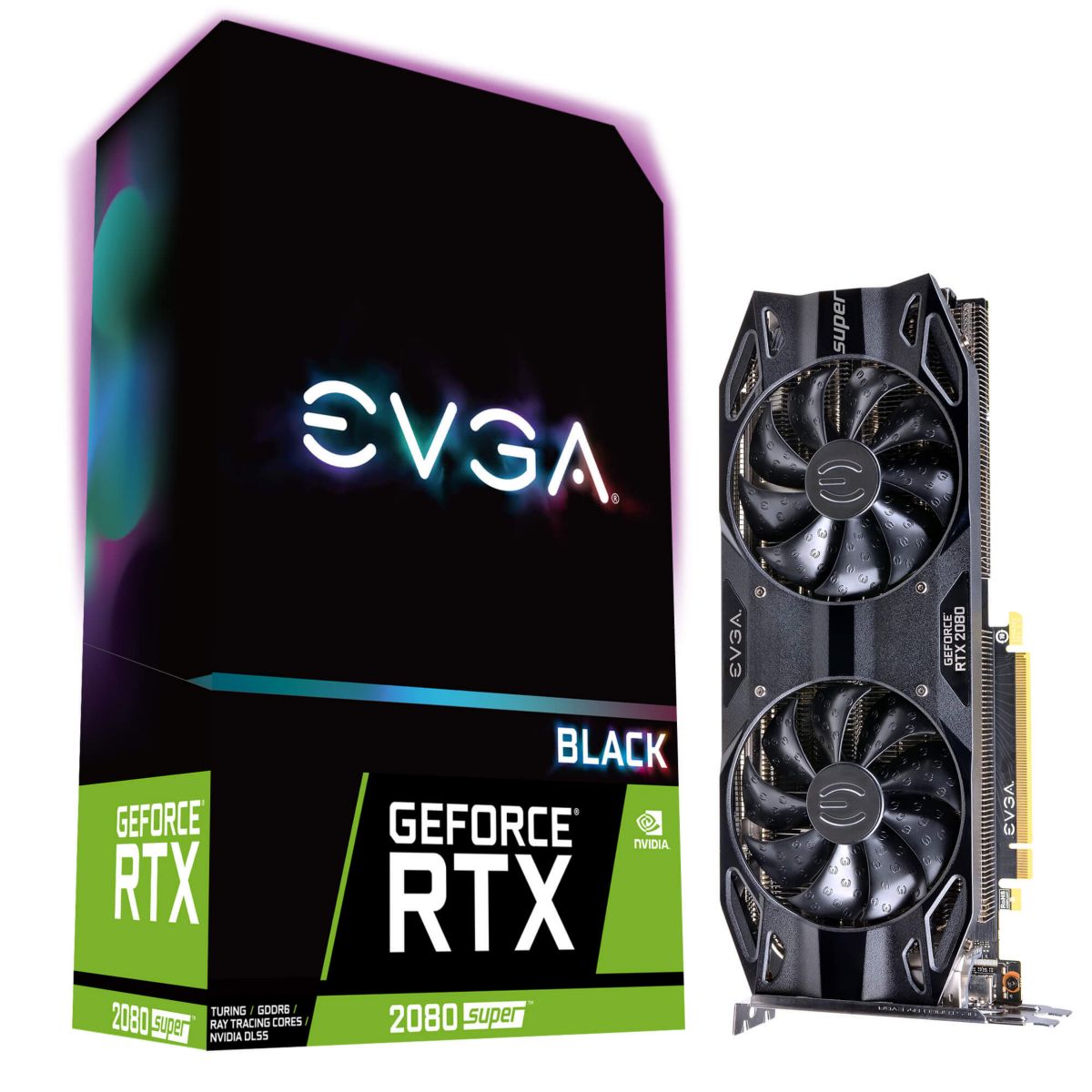 Tarj. Vga Evga Geforce Rtx 2080 Super Black Gaming