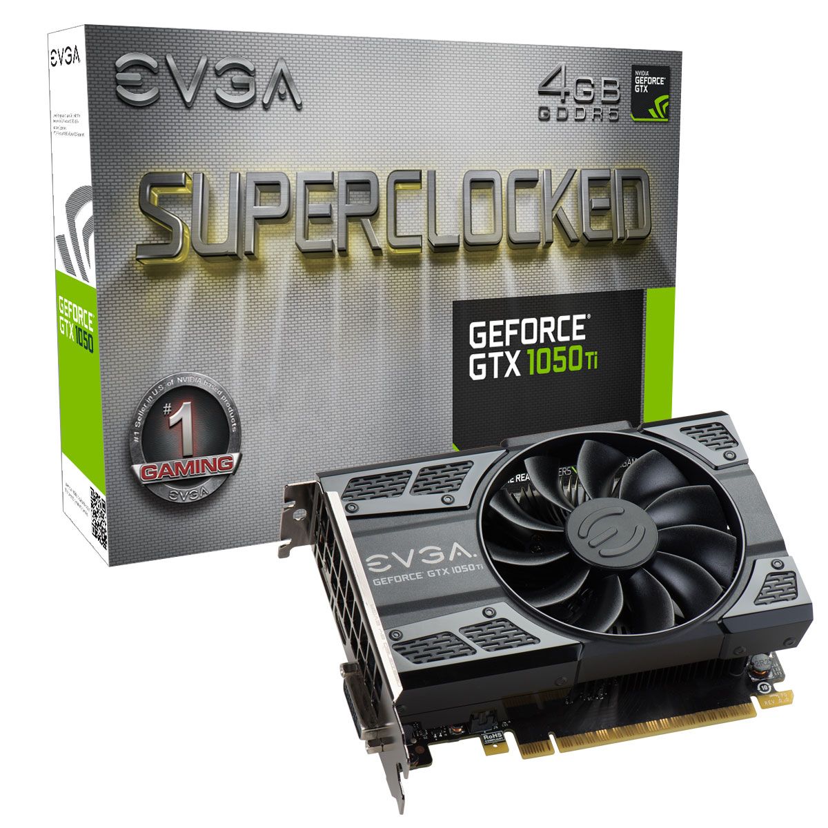 Tarj. Vga Evga Gtx1050ti ACX 2.0 Single Fan