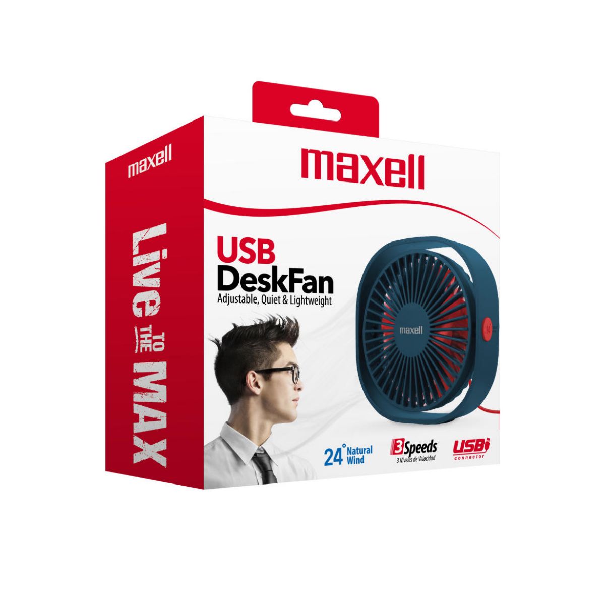 Ventilador De Escritorio Usb Maxell Mdf-30