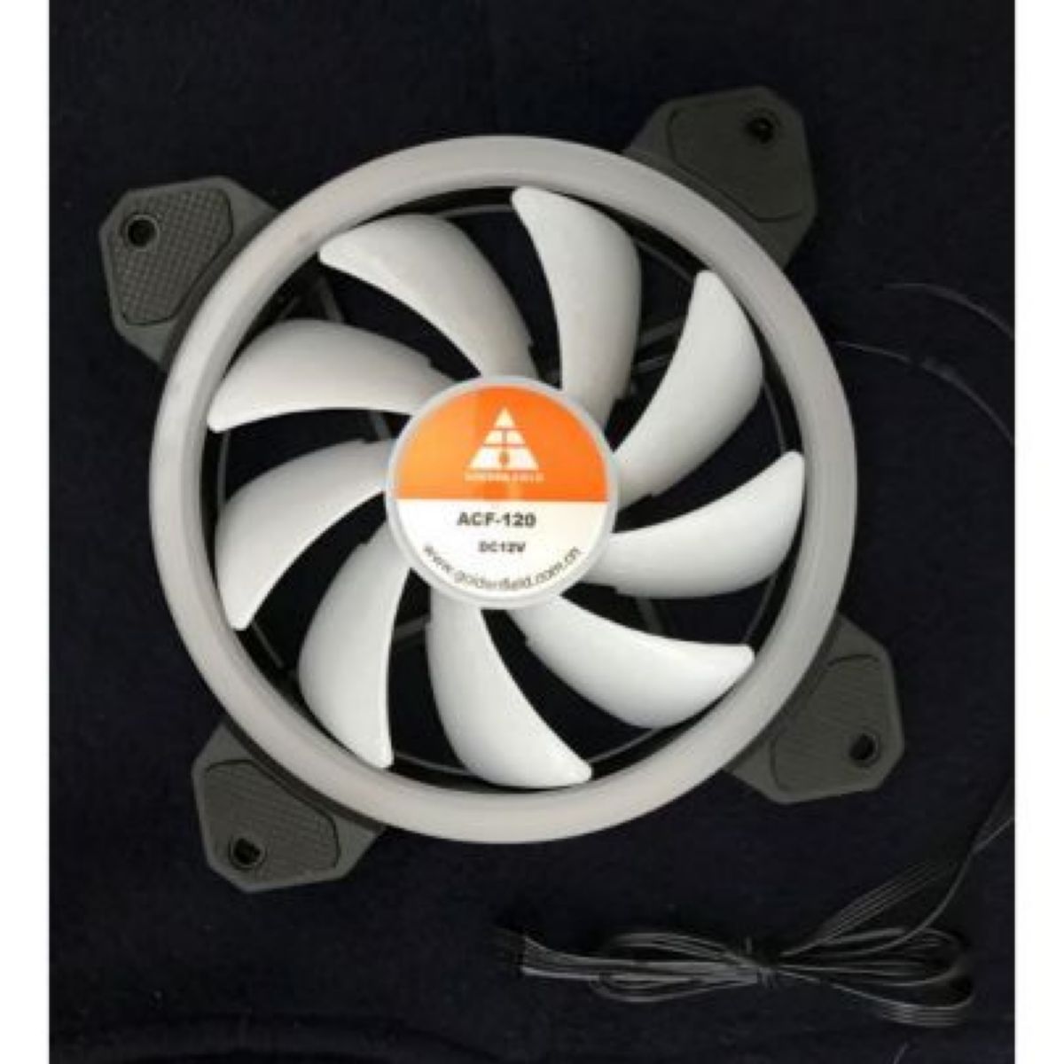 Ventilador Ring Led 12cm 4pin Red