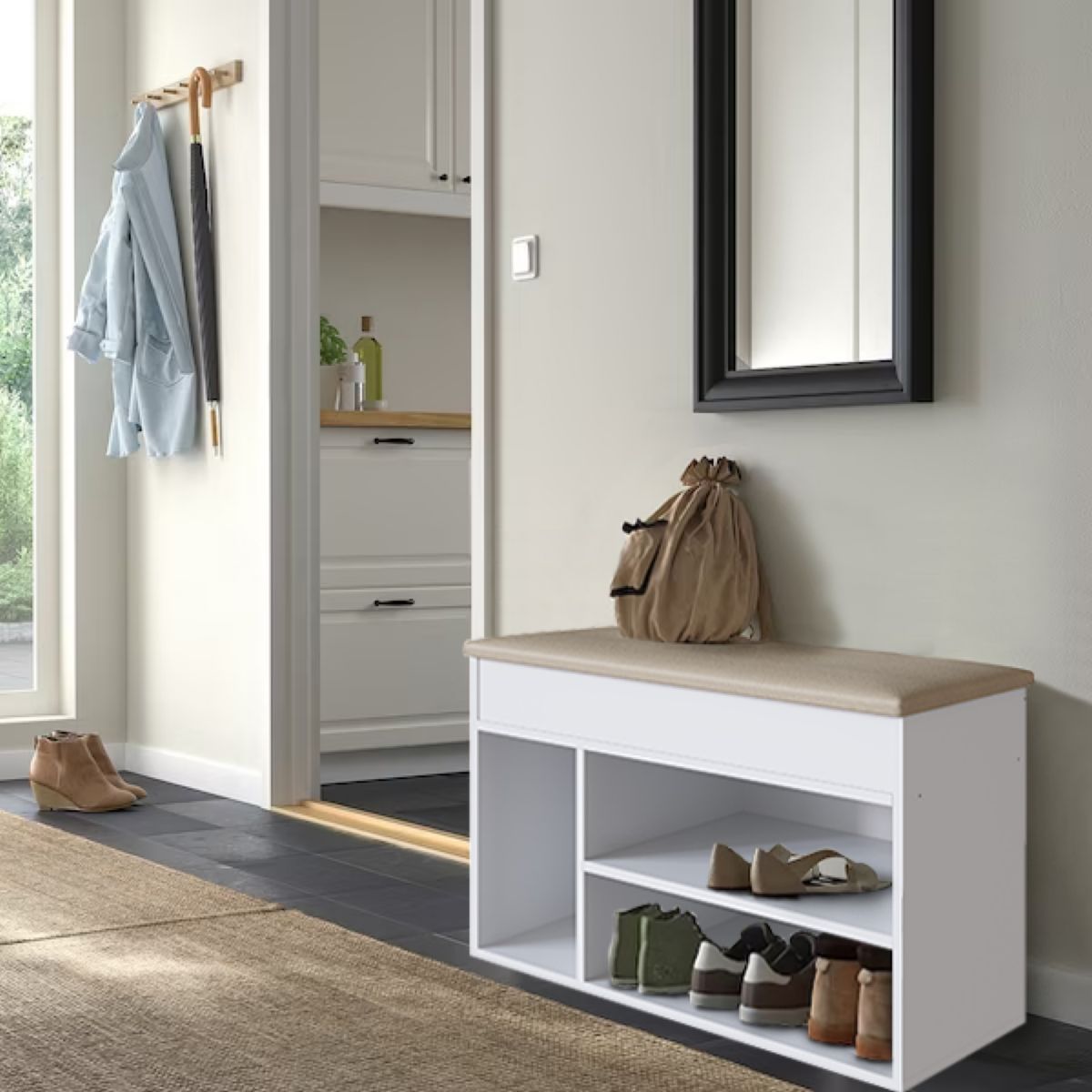 Banco Tapizado Zapatera Jarda