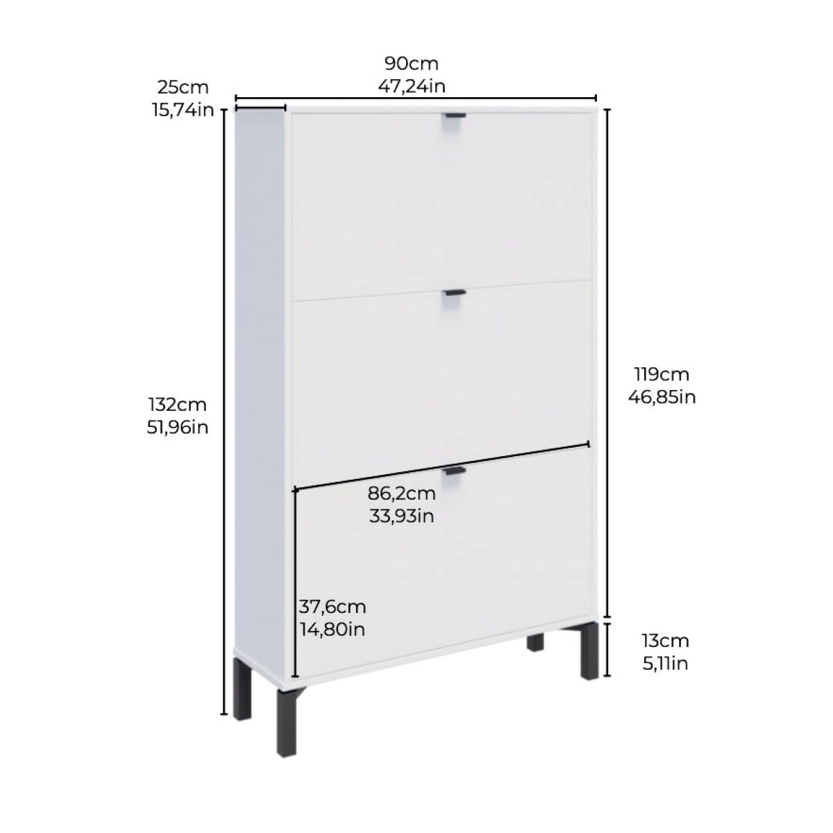 Zapatera Marden Maderada / 2 Bultos