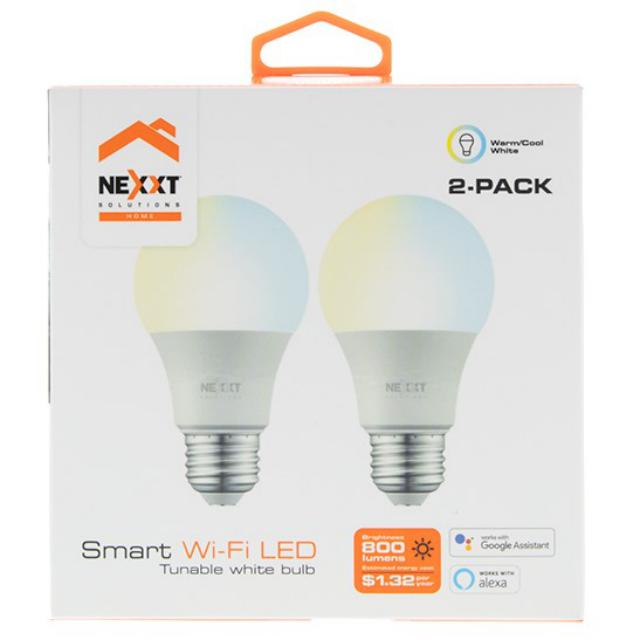 Pack Bombillas Led Inteligentes WiFi Nexxt Solutions A19