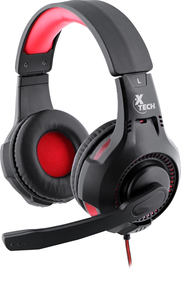Auricular Gamer Xtech XTH-541 Negro y Rojo