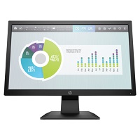 HP P204-LED-backlit LCD monitor-19.5