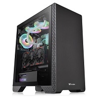 Gabinete Thermaltake S300 TG CA-1P5-00M1WN-00 Negro