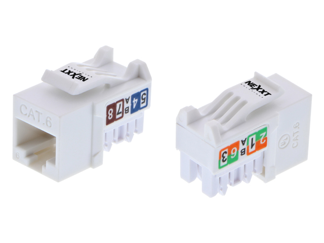 Módulo RJ45 Cat6 Nexxt Blanco