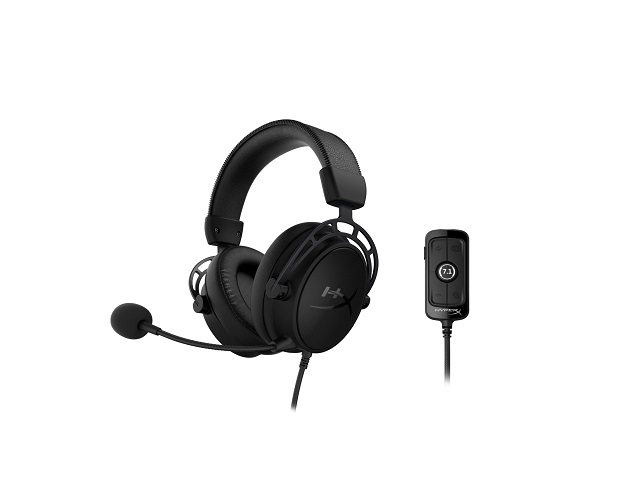 Auriculares Gamer Alpha S HyperX HX-HSCAS-BK/WW Negro