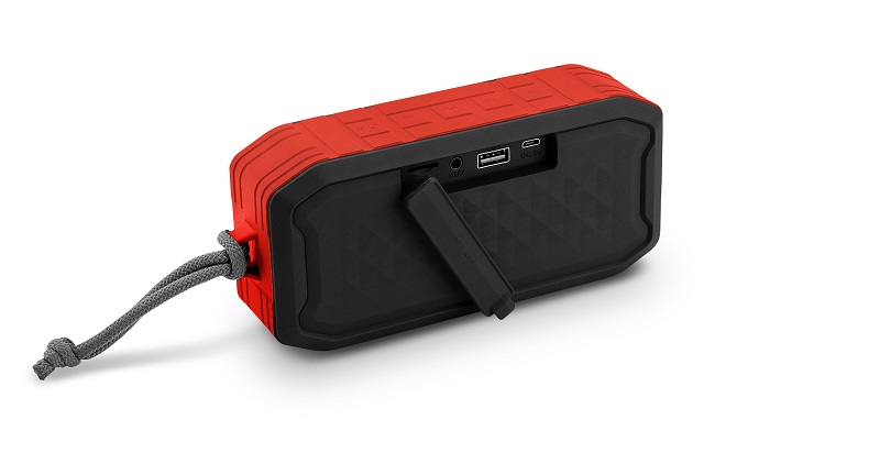 Parlante Portatil con bluetooth Xtech XTS-621 Negro y Rojo