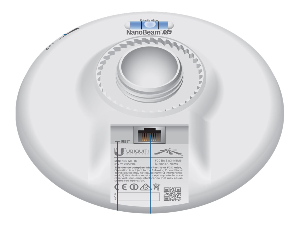 Bridge WiFi Ubiquiti Nanobeam AirMax M5-16