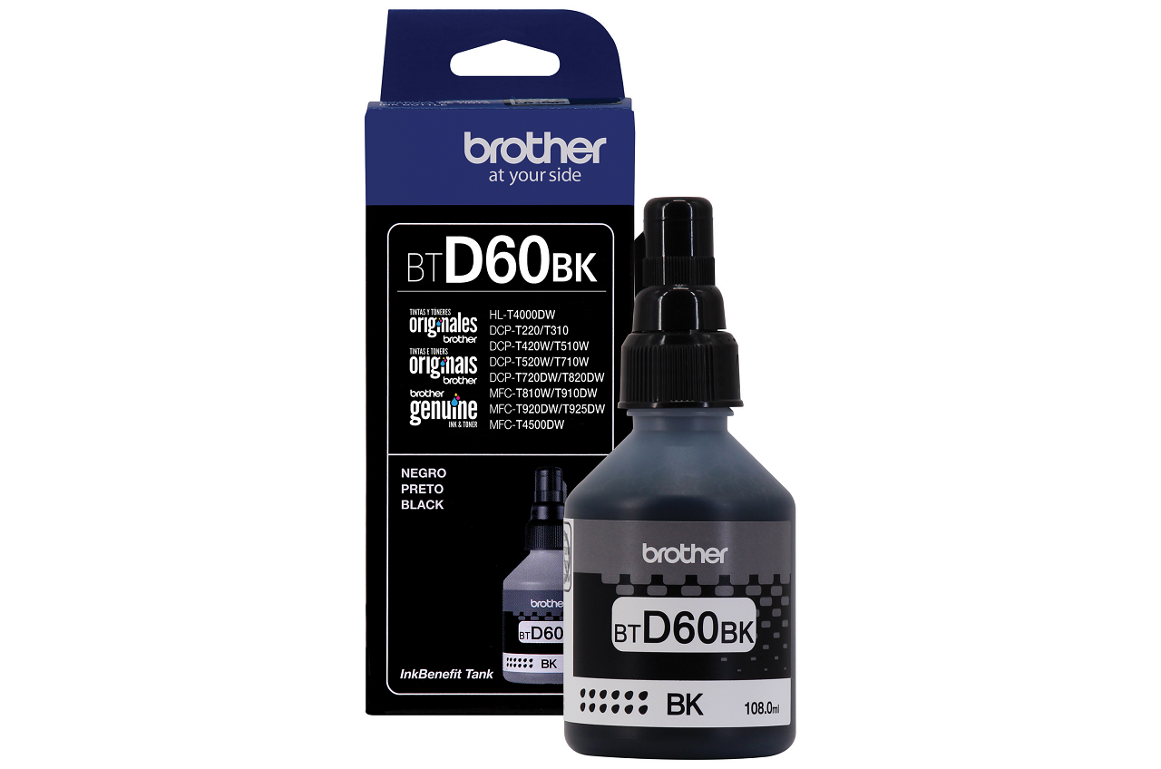 Botella de Tinta Brother BTD60BK Negro