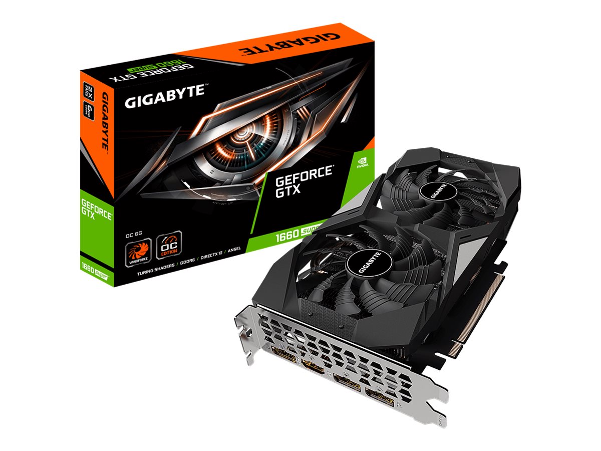 Tarjeta de video Grafica Gigabyte GTX 1660 SUPER OC 6G