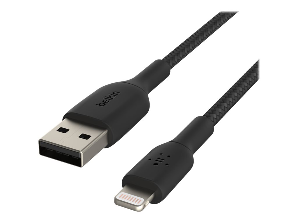 Cable IPhone Lightning a USB-C 1m Belkin CAA002bt1MBK Negro