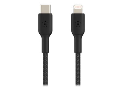 Cable iPhone Lightning a USB-C Belkin CAA004bt1MBK Negro