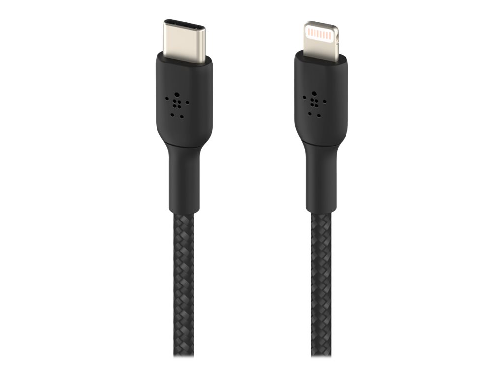 Cable iPhone Lightning a USB-C Belkin CAA004bt1MBK Negro