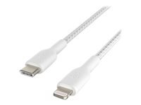 Cable iPhone Lightning a USB-C Belkin CAA004bt1MWH Blanco