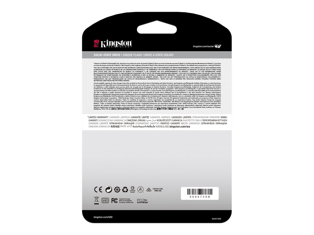 Kingston KC2500-Unidad en estado solido-cifrado