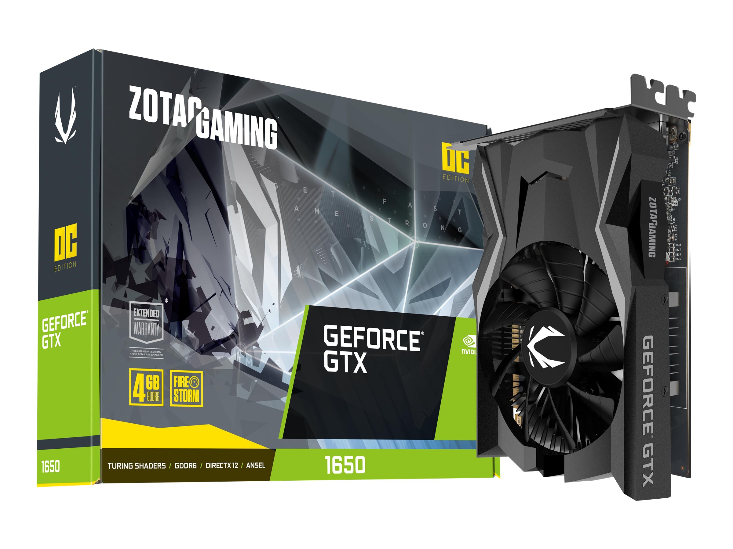 Tarjeta grafica ZOTAC GAMING GeForce GTX 1650 OC 4GB