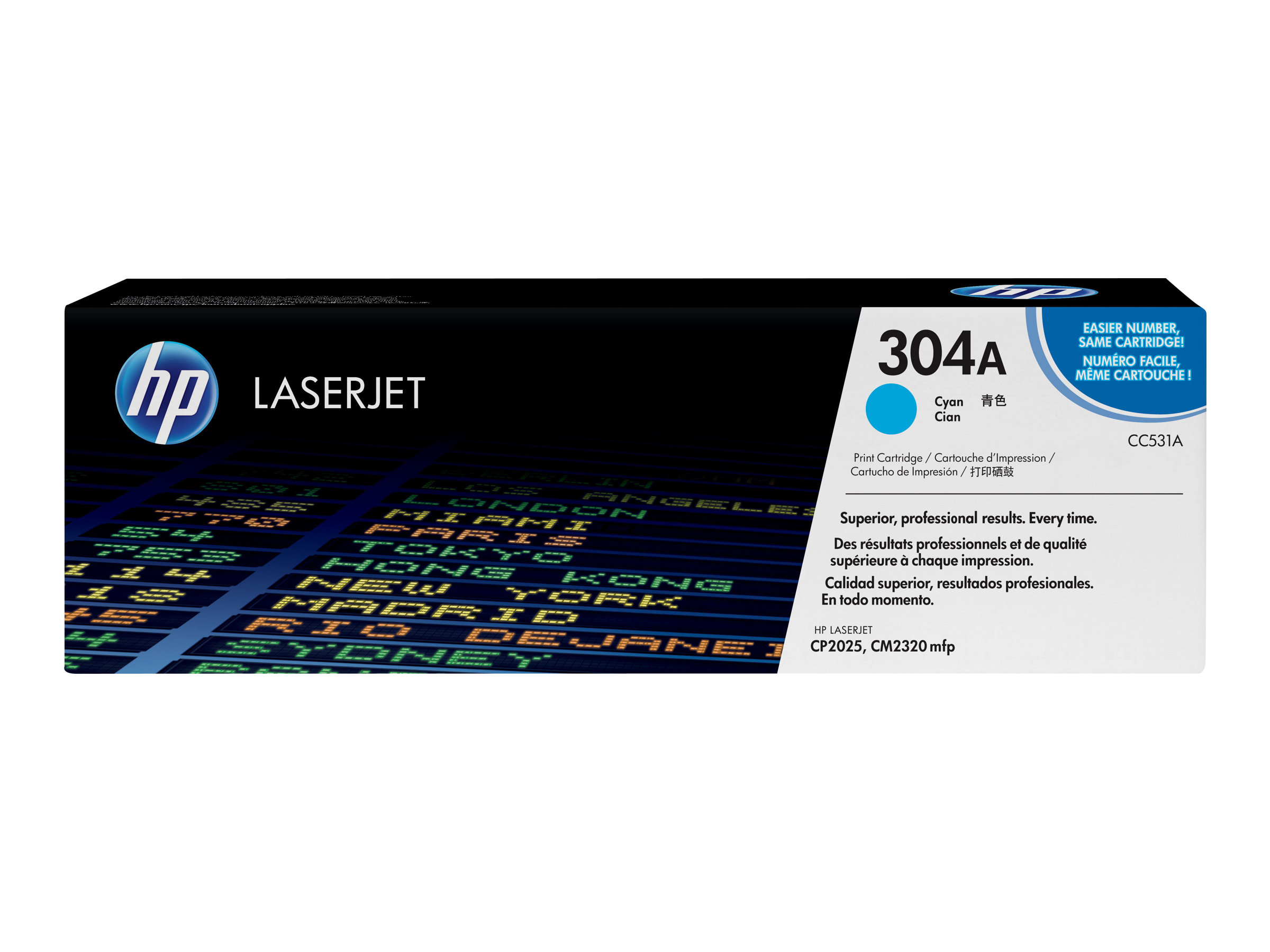 Toner HP 304A-CC531A-Cian-CM2320 CP2025
