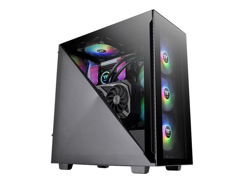 Gabinete Thermaltake Divider 300 TG ARGB Mid tower ATX